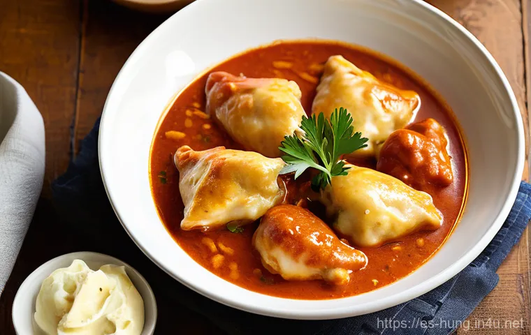 헝가리 치르케 파프리카쉬 - ### Image Prompt 1: The Hearty Hungarian Feast