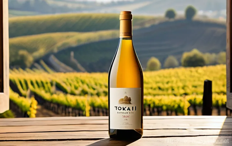 토카이 와인 구매처 - 5-liter bottle of Tokaji Asz&uacute; wine, its detailed label prominently visible with "Tokaji Asz&uacute;" and a ...