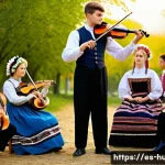 Home 22 비톨트 바르토크 작품 분석 - **Prompt: The Hungarian Rhapsody: Folkloric Roots and Modern Melodies**
"A vibrant and historica...